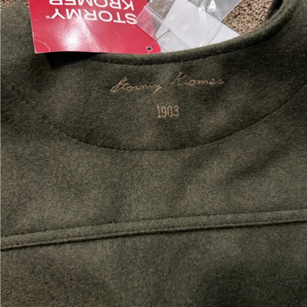 Stormy Kromer Olive Wool Utility Vest - Picture 2 of 5